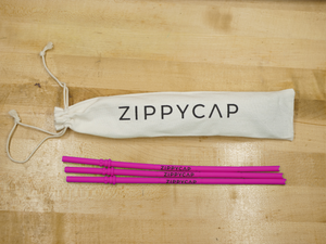 3-Pack of Replacement Straws Pink ZippyCap